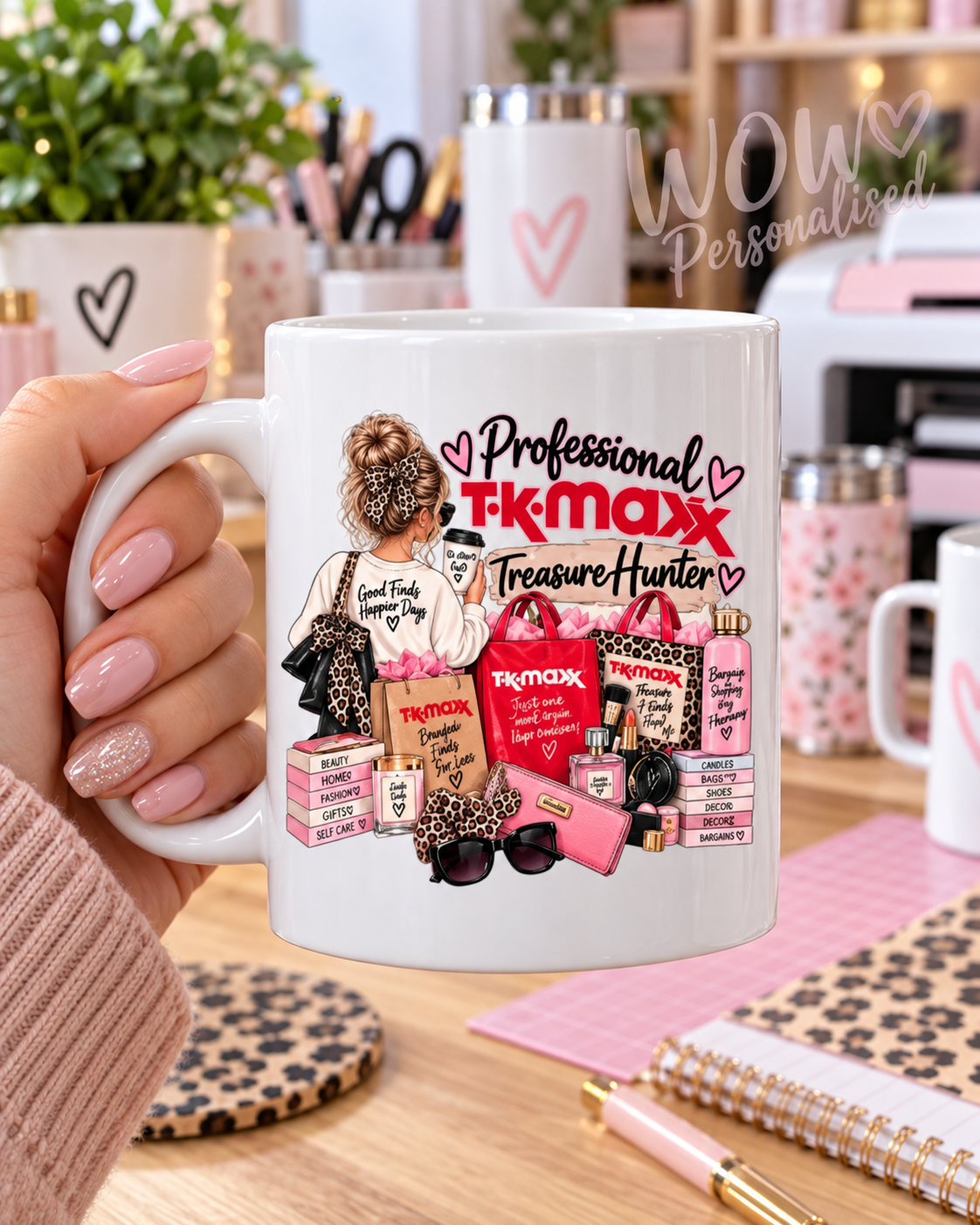 TK Maxx Lover Mug | Professional Treasure Hunter 11oz Mug | Funny Shopping Gift