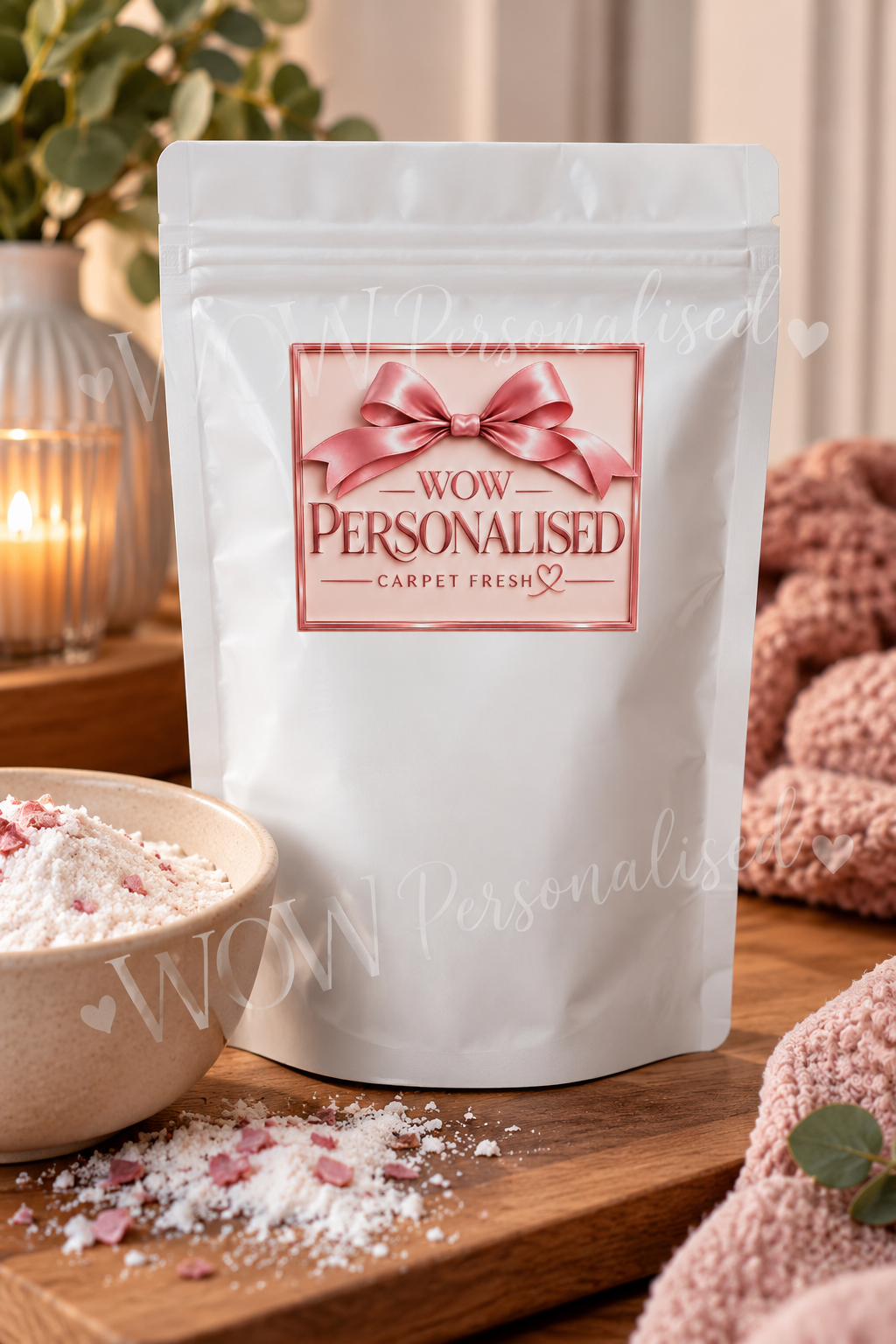 Luxury Carpet Freshener 150g | Scented Carpet Freshening Powder | WOW Personalised