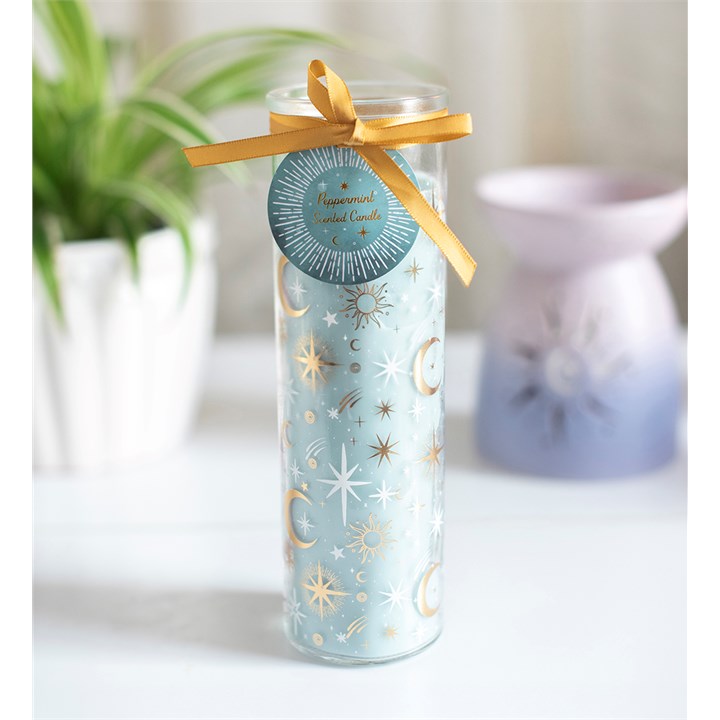 Blue Pastel Skies Tube Candle