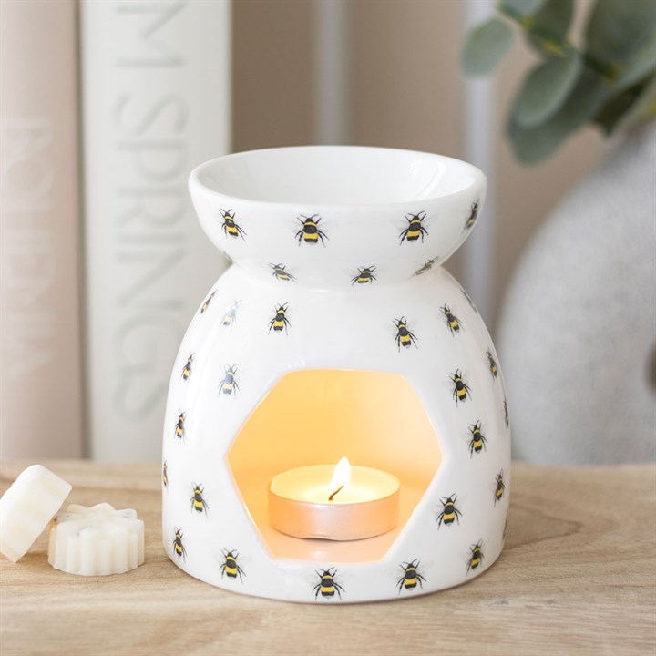 White Beehive Oil Burner