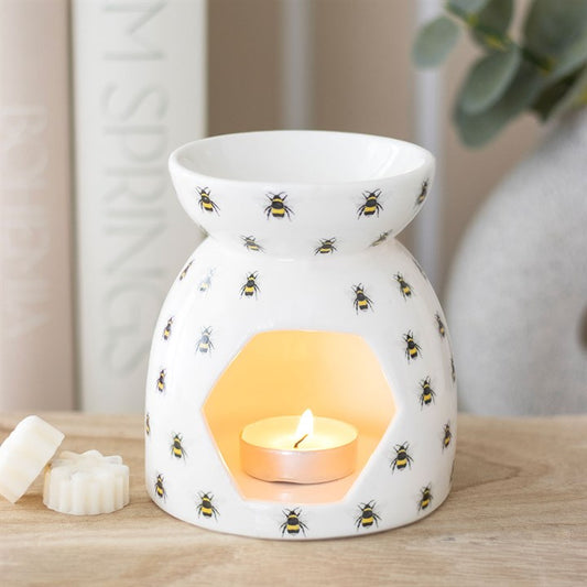 White Beehive Oil Burner