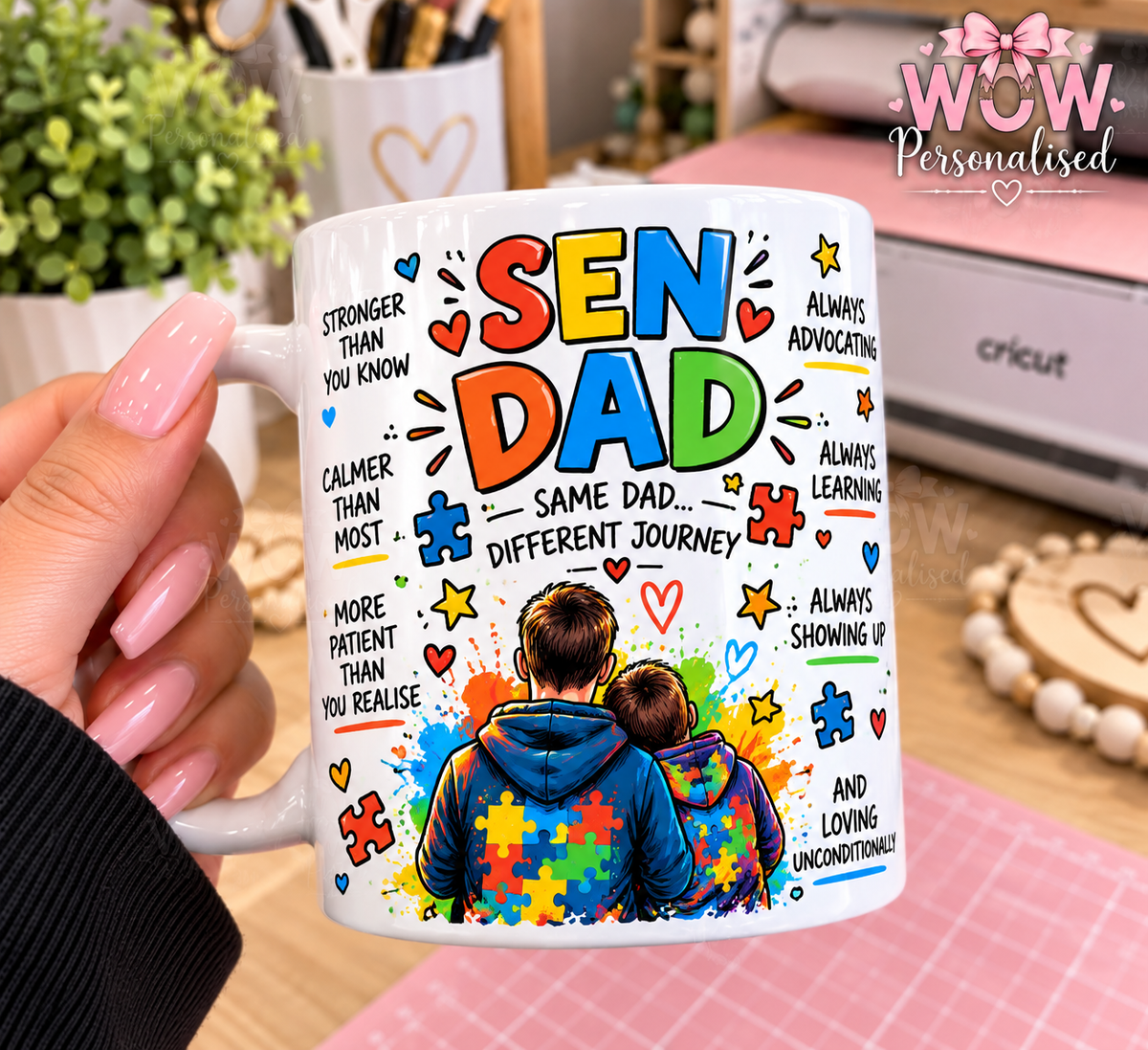 SEN Dad Mug | Special Educational Needs Dad Gift | WOW Personalised