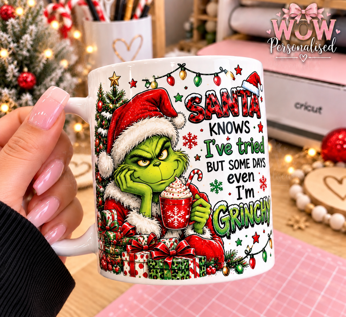 Grinch Christmas Mug | Funny Festive Mug | Christmas Gift