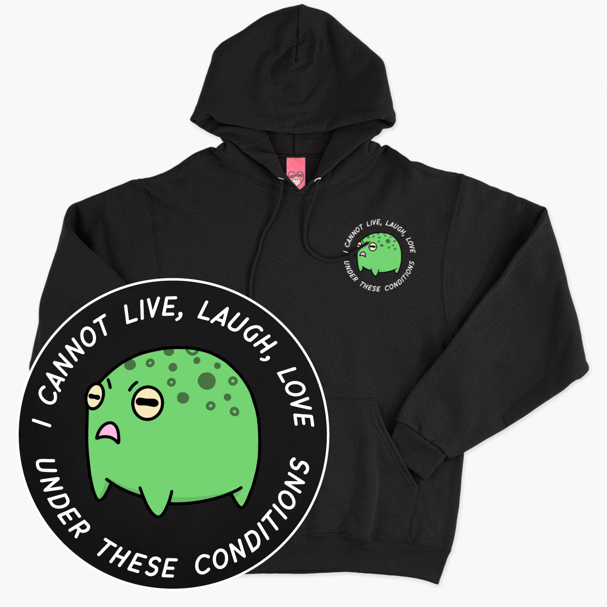 Angry Frog Hoodie (Unisex)