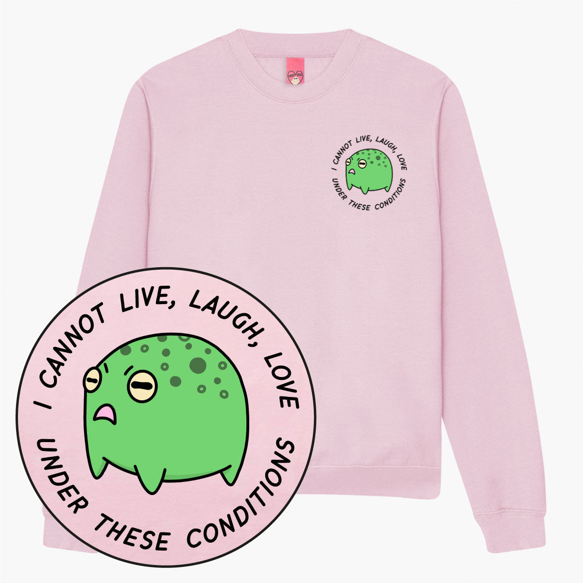 Angry Frog Sweatshirt (Unisex)