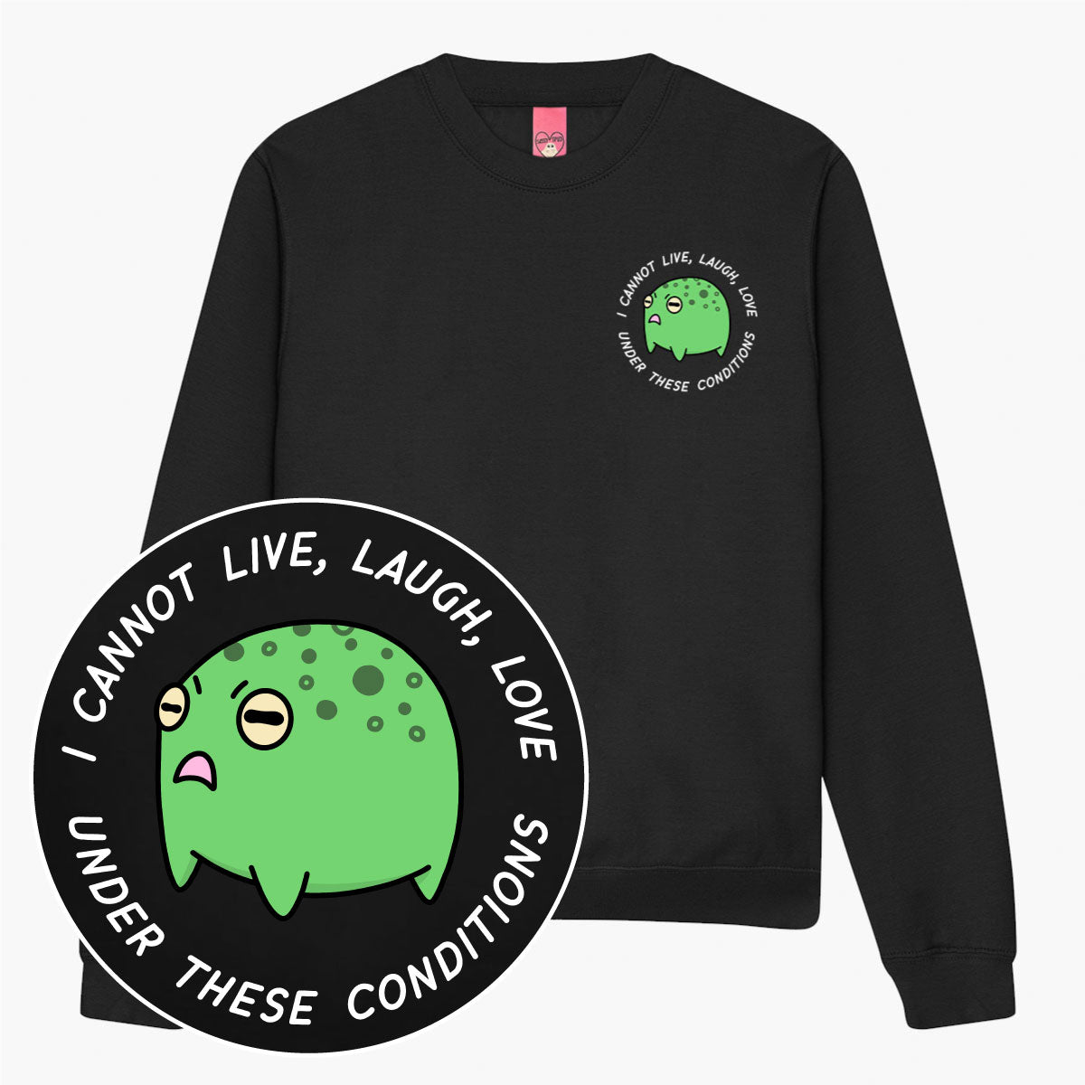 Angry Frog Sweatshirt (Unisex)