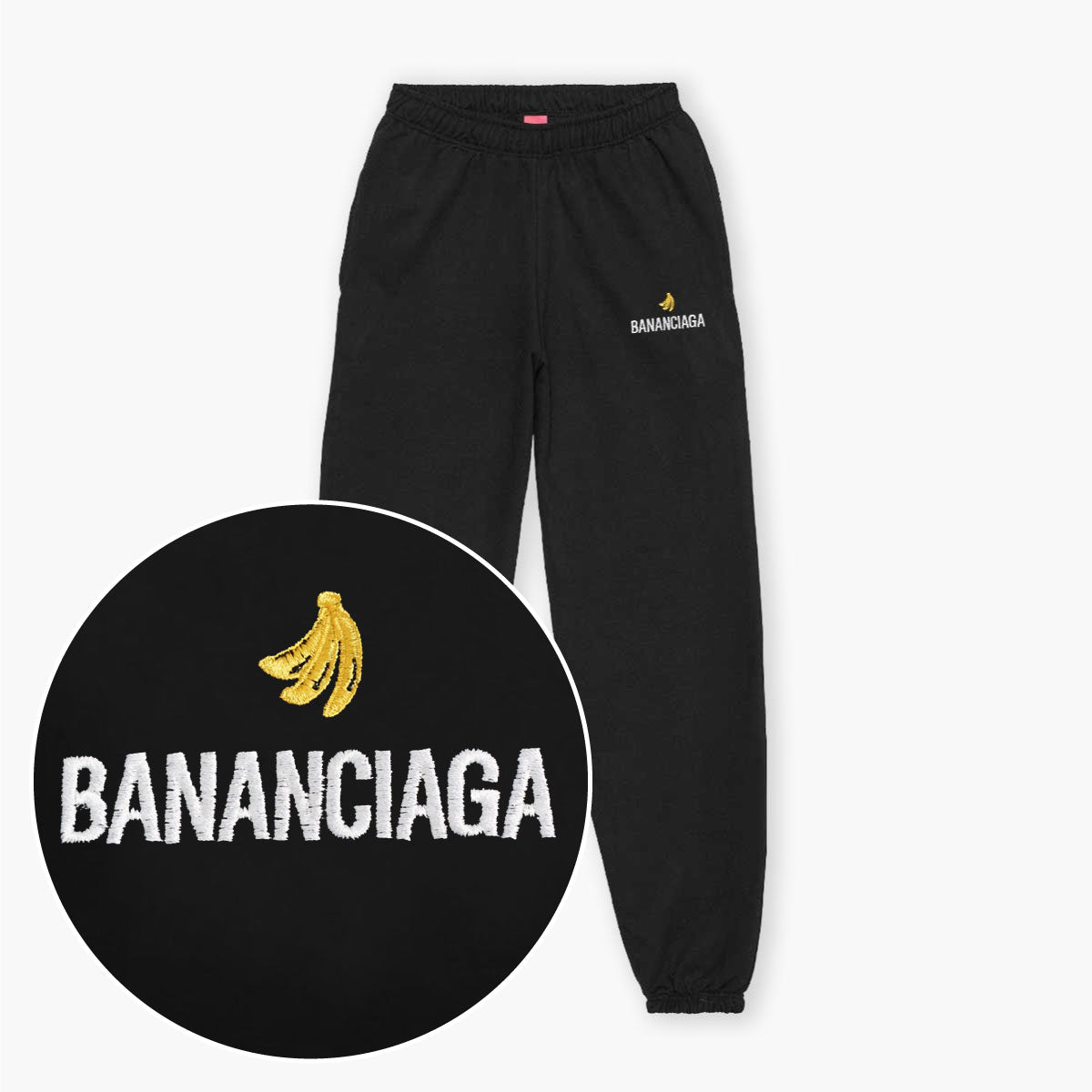 Bananciaga Embroidered Joggers (Unisex)