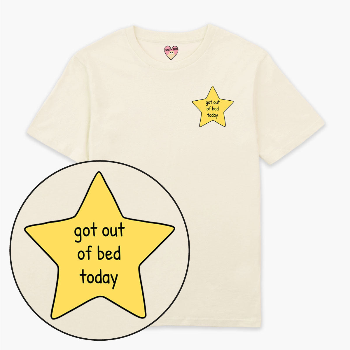 Bed Gold Star T-Shirt (Unisex)