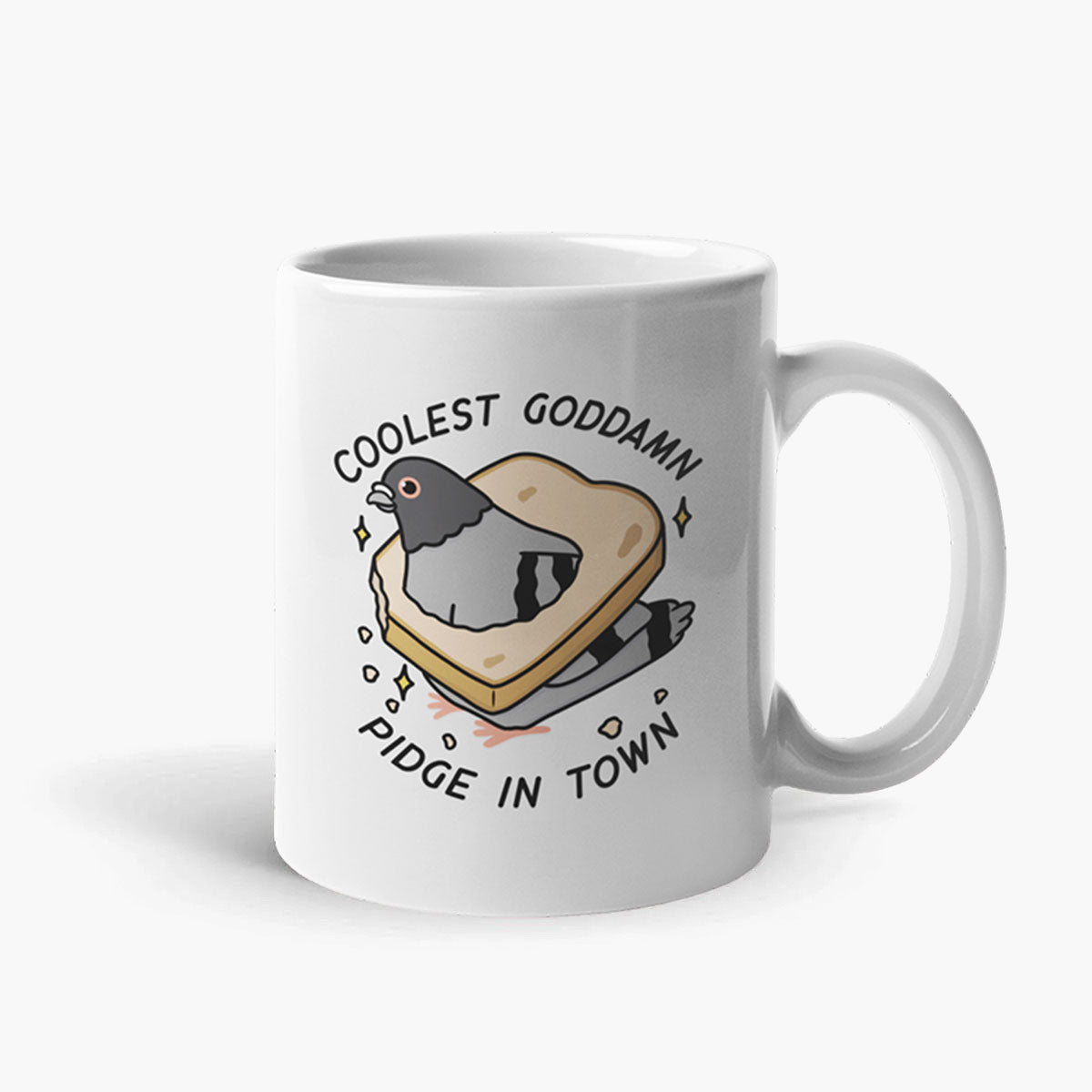 Bread Pigeon Coffee Mug