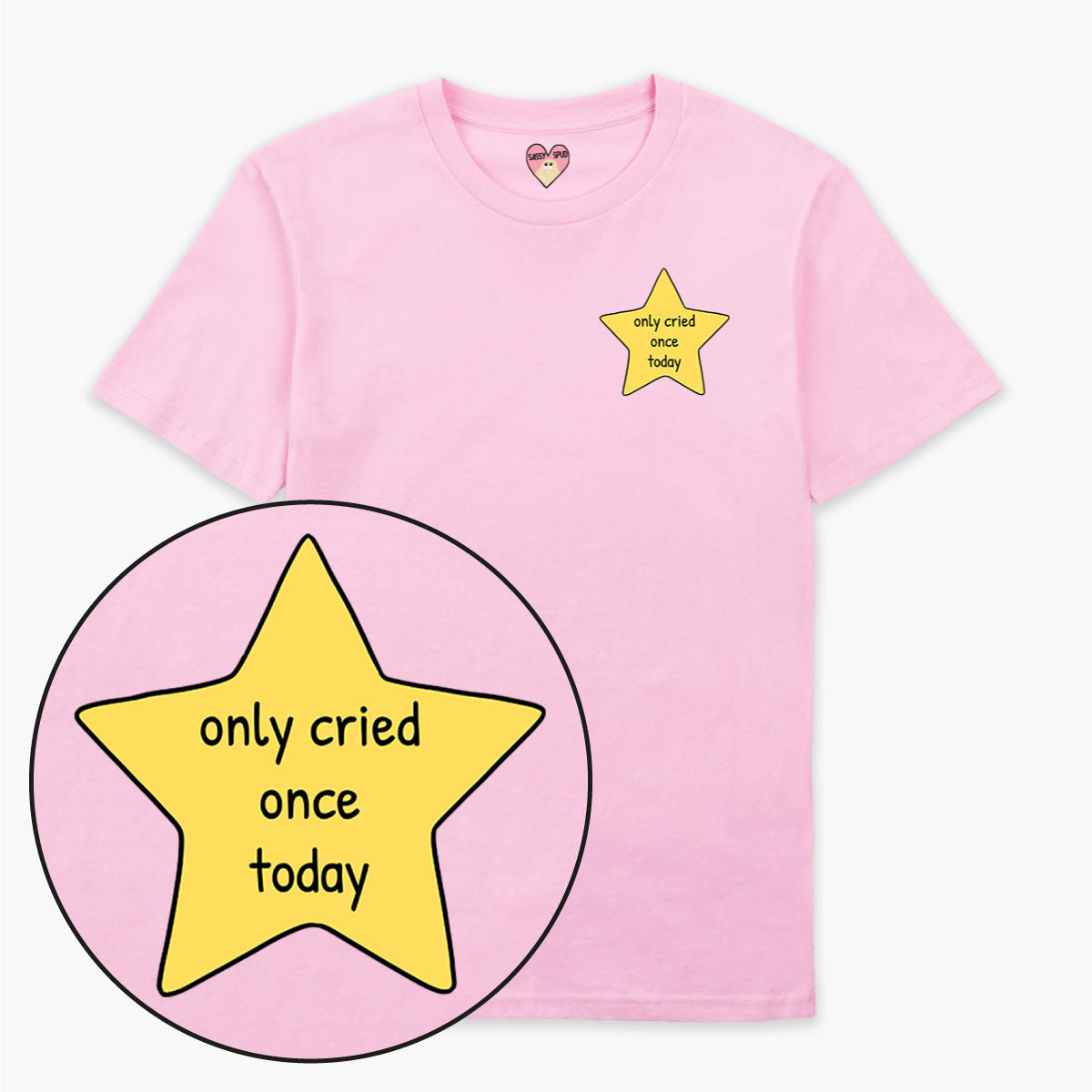 Cried Once Gold Star T-Shirt (Unisex)