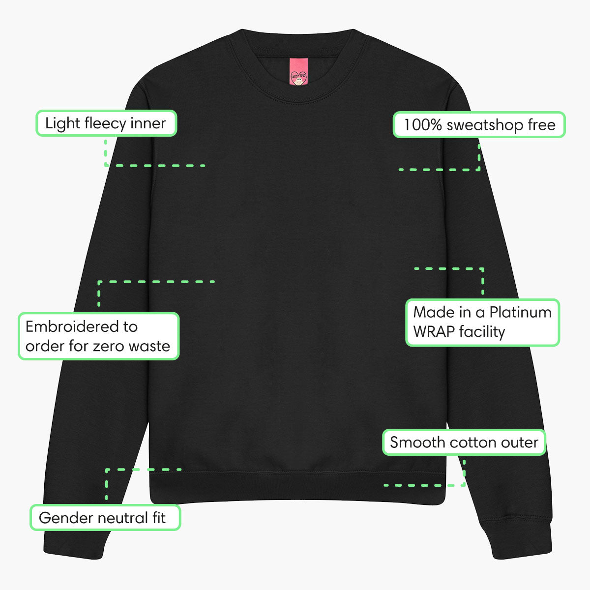 Dairy Kills Embroidered Sweatshirt (Unisex)
