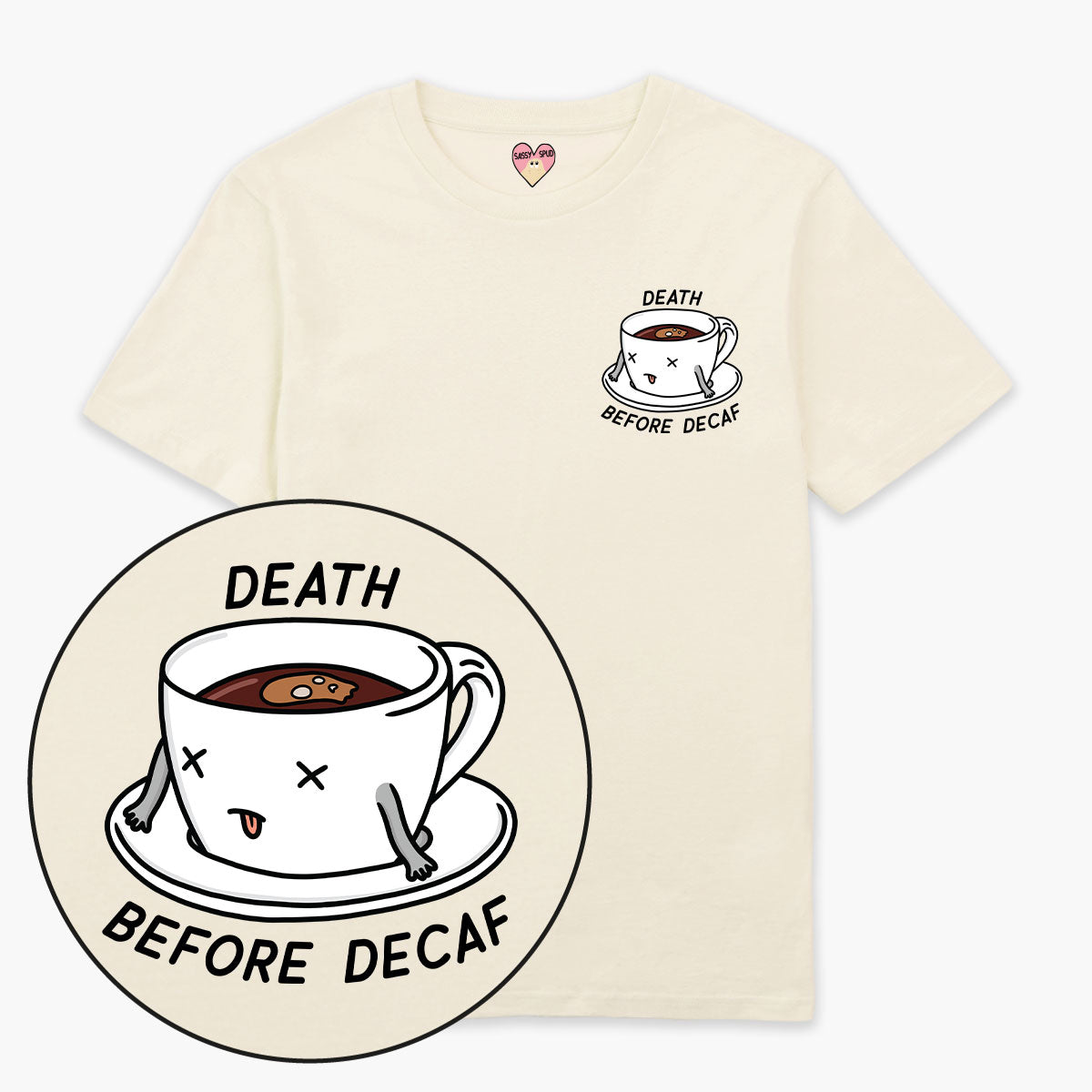Death Before Decaf T-Shirt (Unisex)
