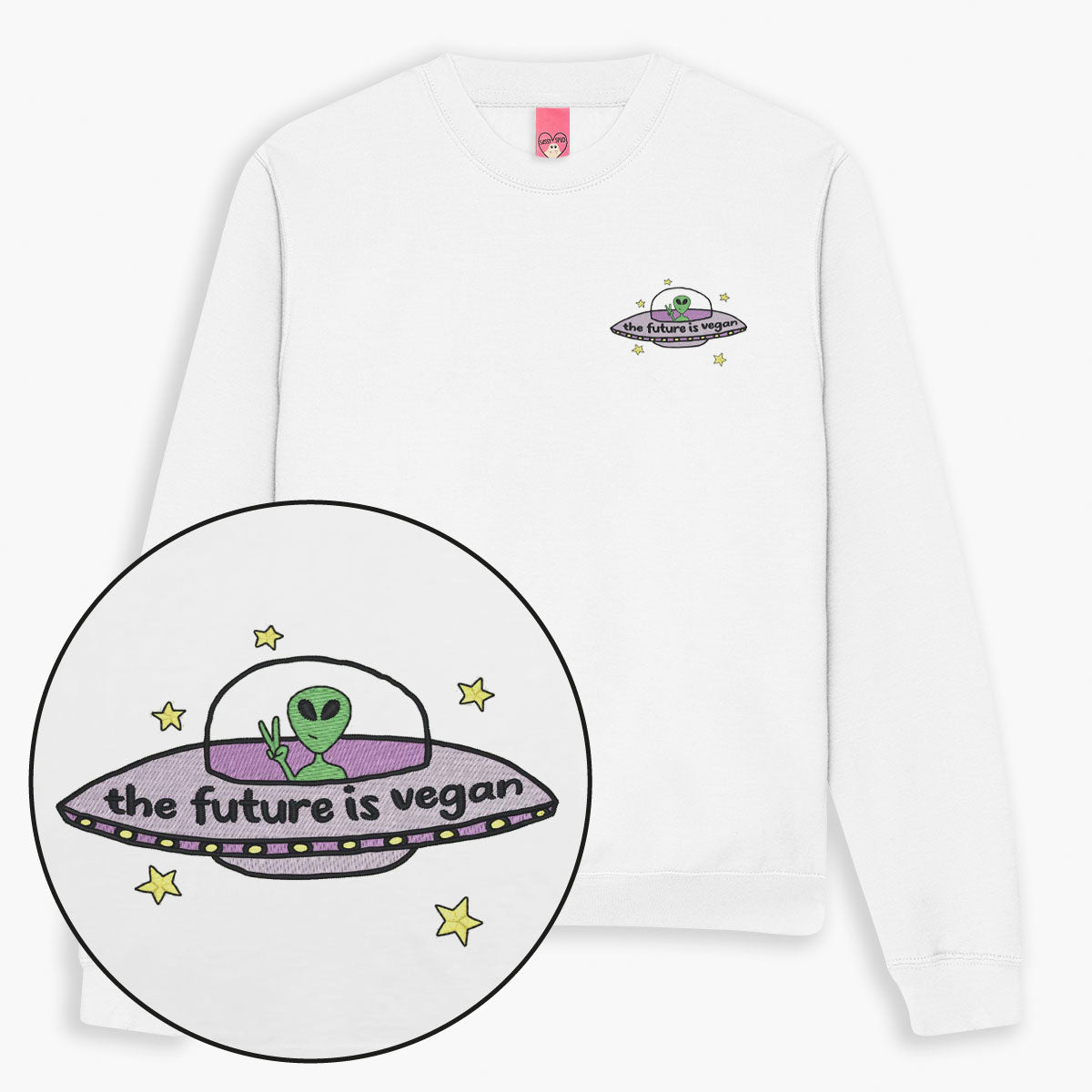 Future Is Vegan Embroidered Sweatshirt (Unisex)