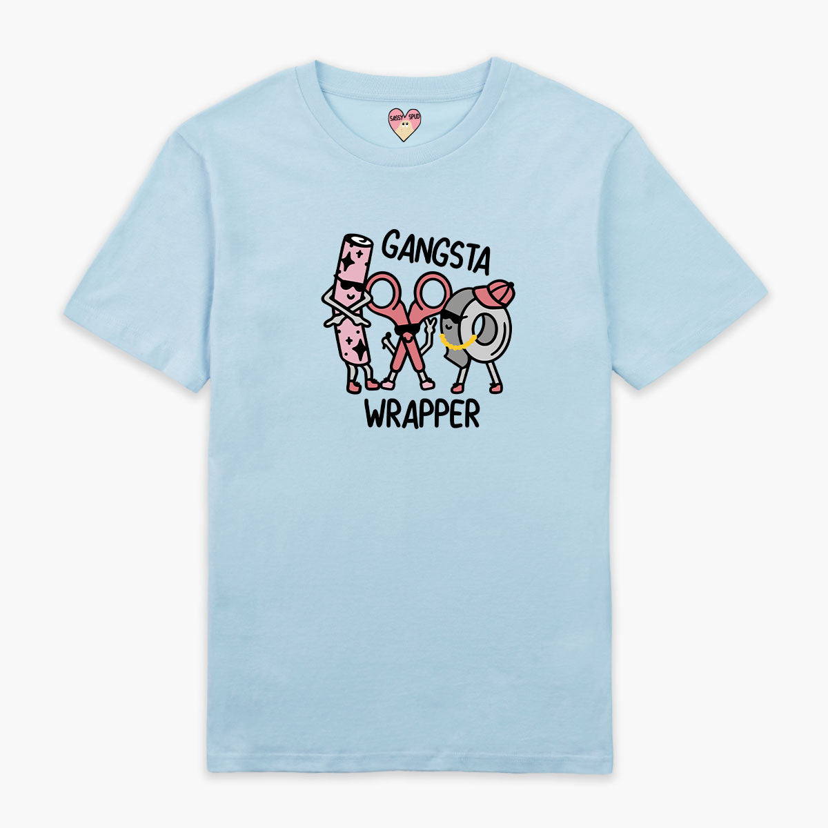 Gangster Wrapper Christmas T-Shirt (Unisex)
