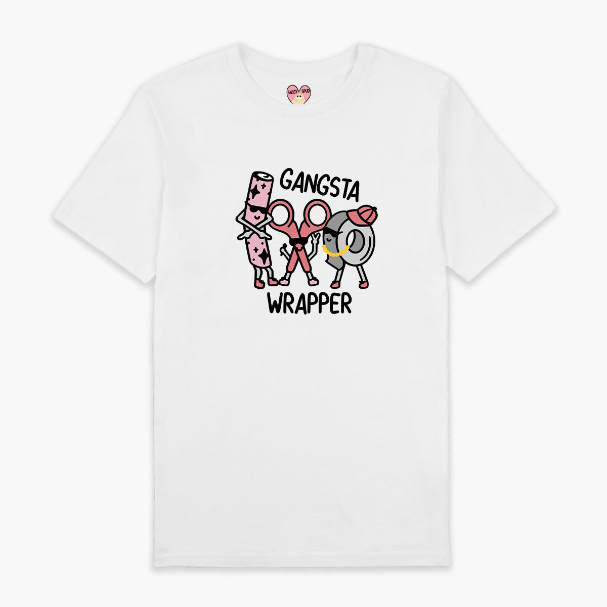 Gangster Wrapper Christmas T-Shirt (Unisex)