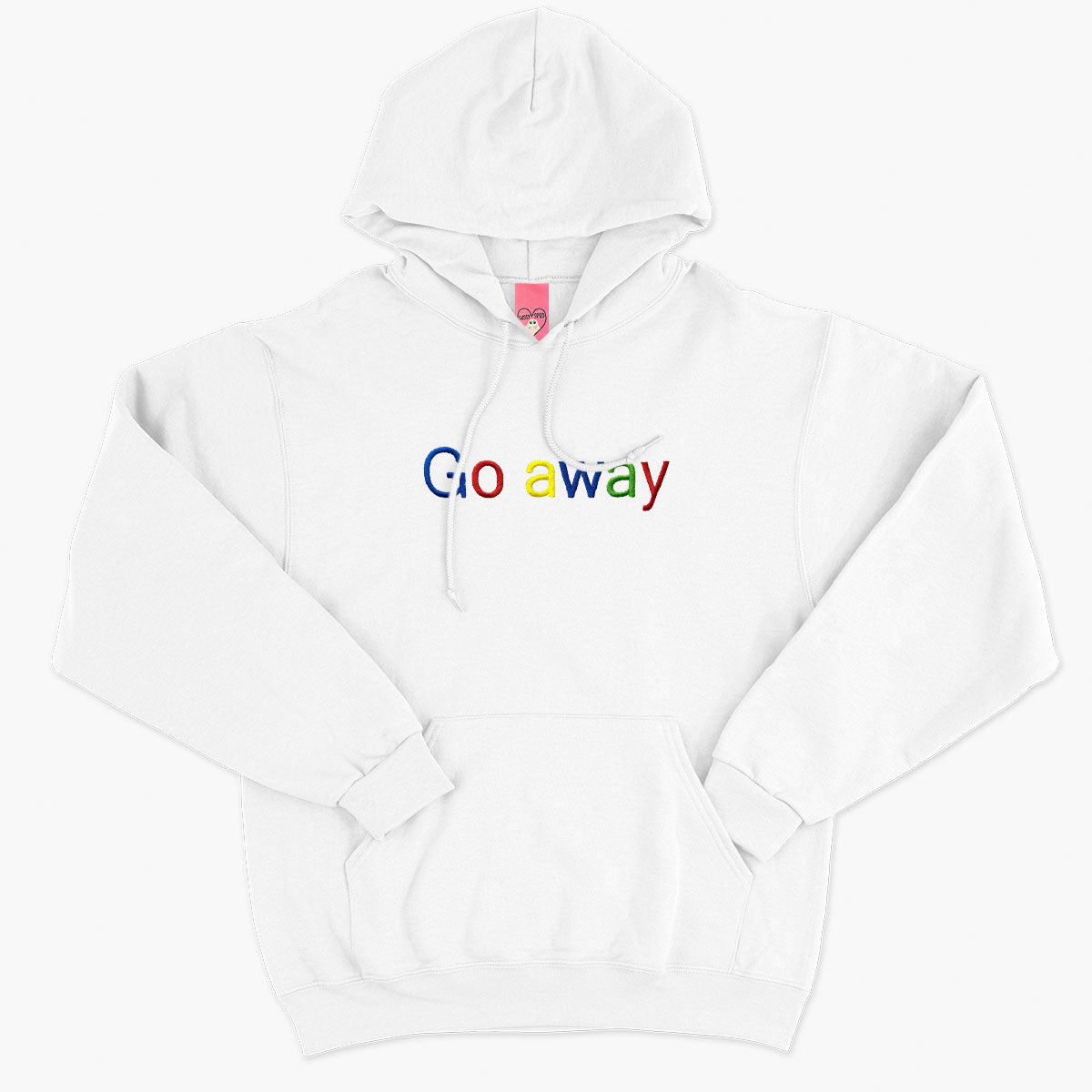 Go Away Embroidered Hoodie (Unisex)