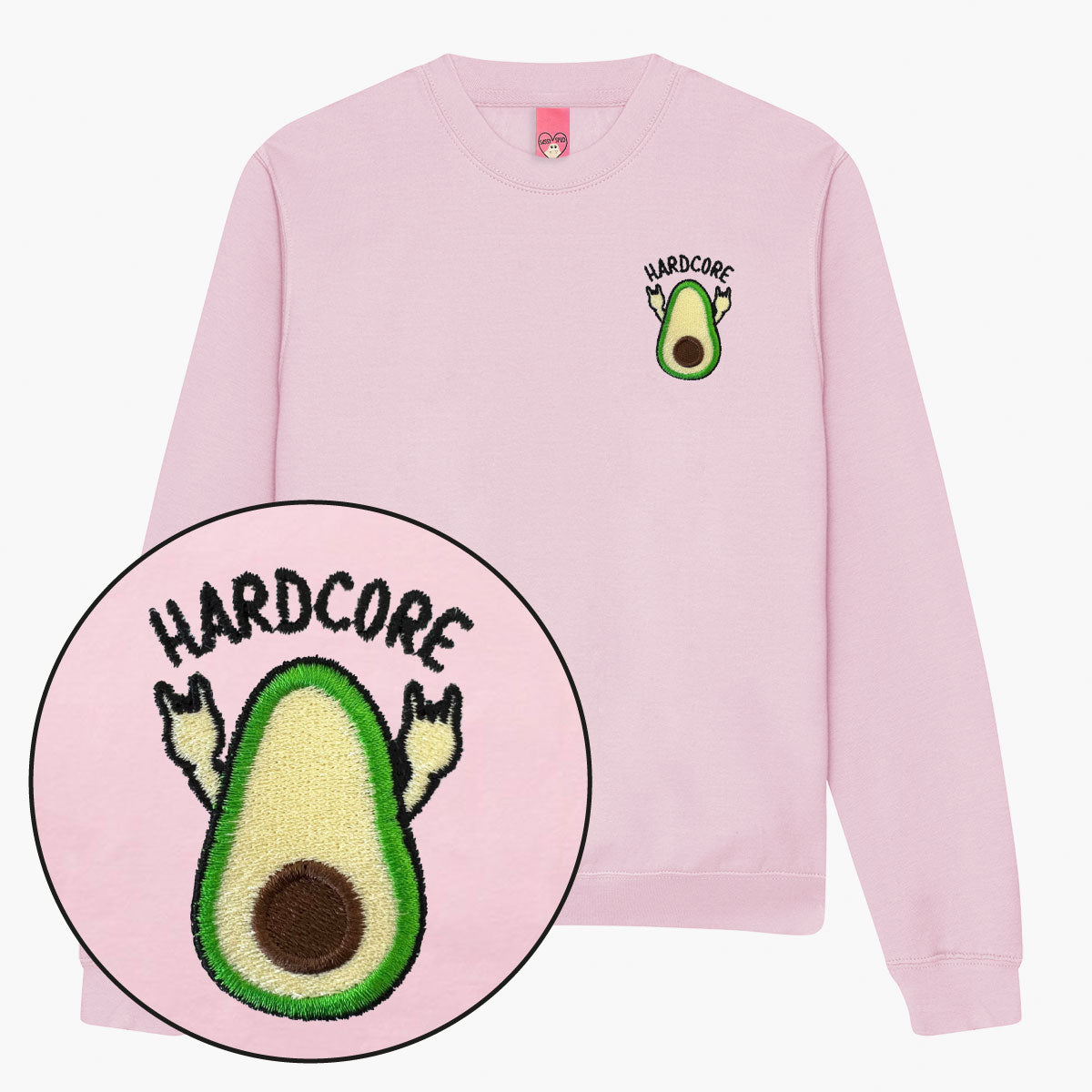 Hardcore Embroidered Sweatshirt (Unisex)