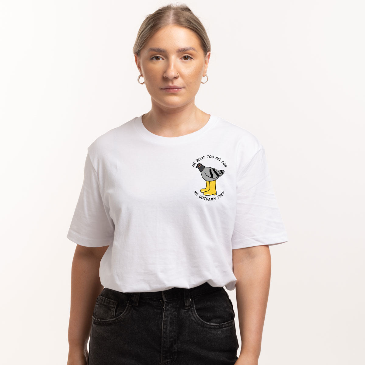He Boot Too Big T-Shirt (Unisex)