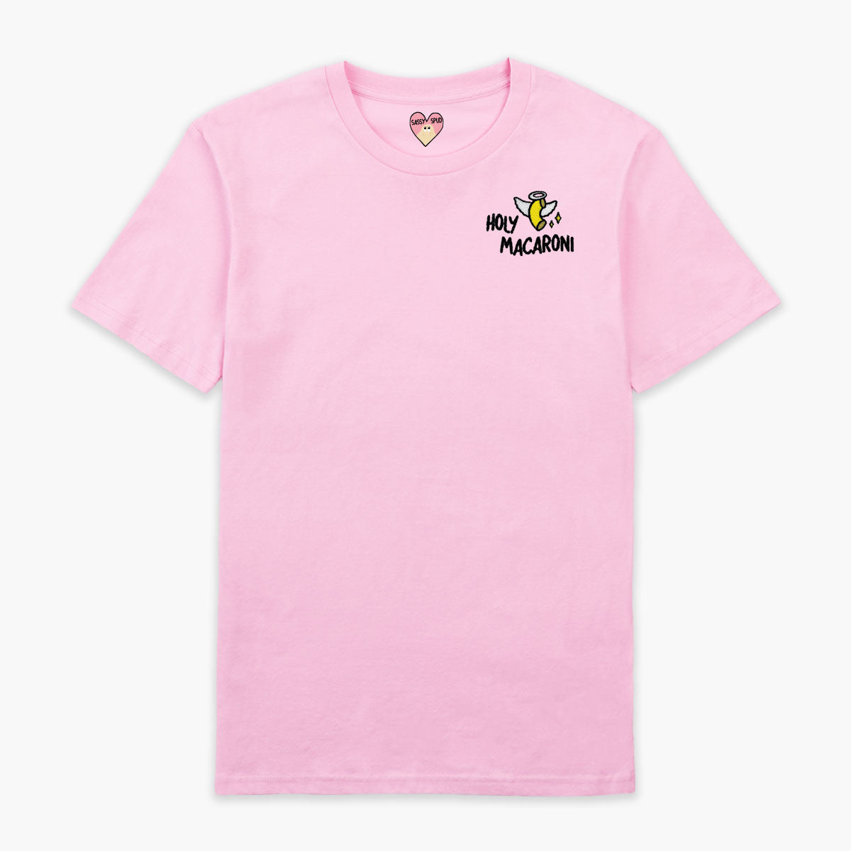 Holy Macaroni Embroidered T-Shirt (Unisex)