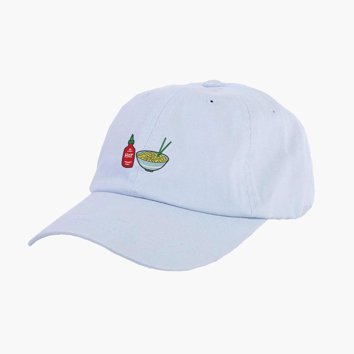 Hot Noodles Embroidered Mom Cap