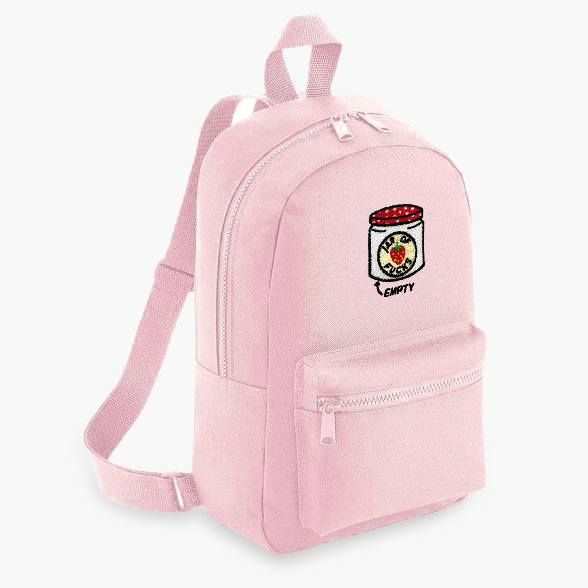 Jam Jar Embroidered Mini Backpack