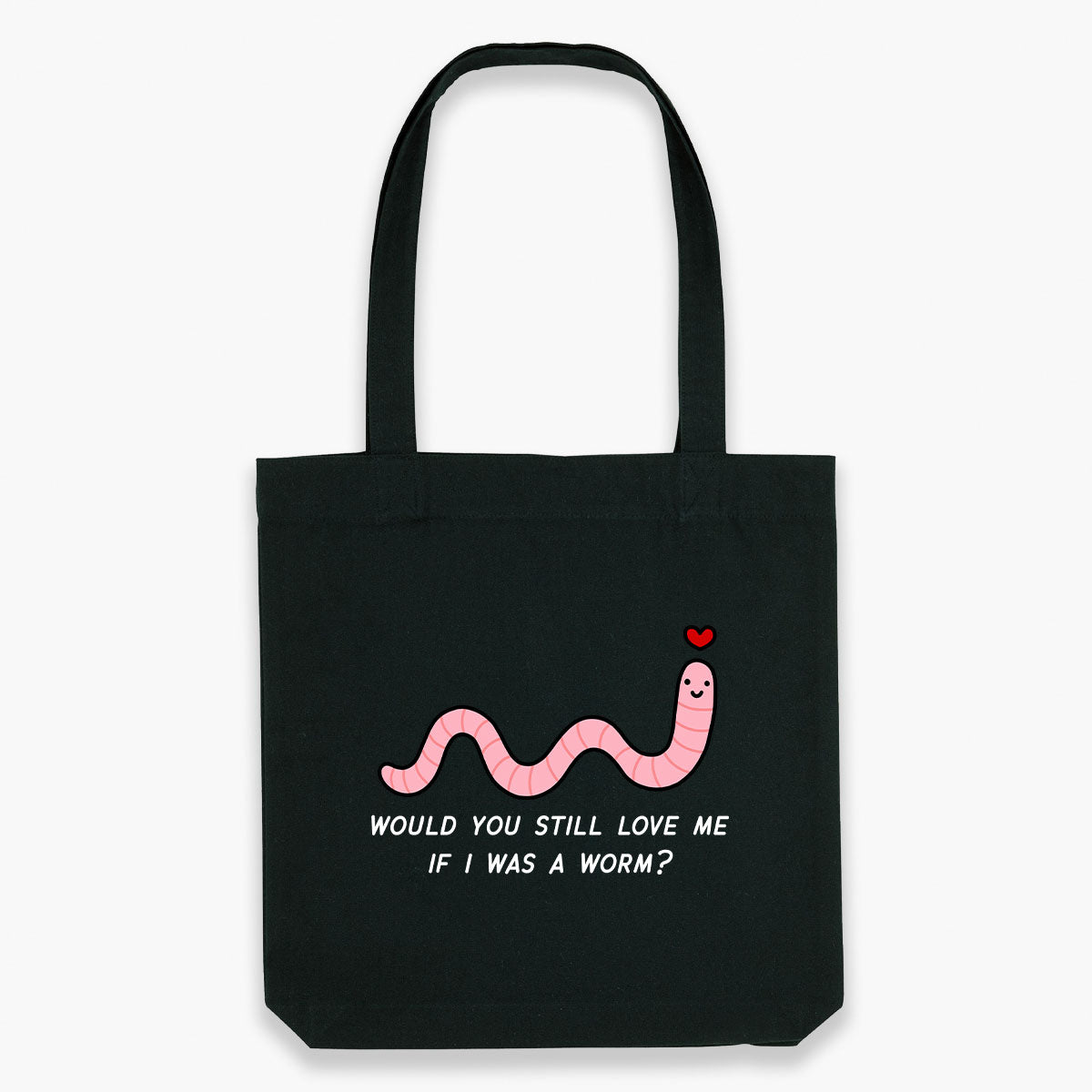 Love Me Worm Tote Bag