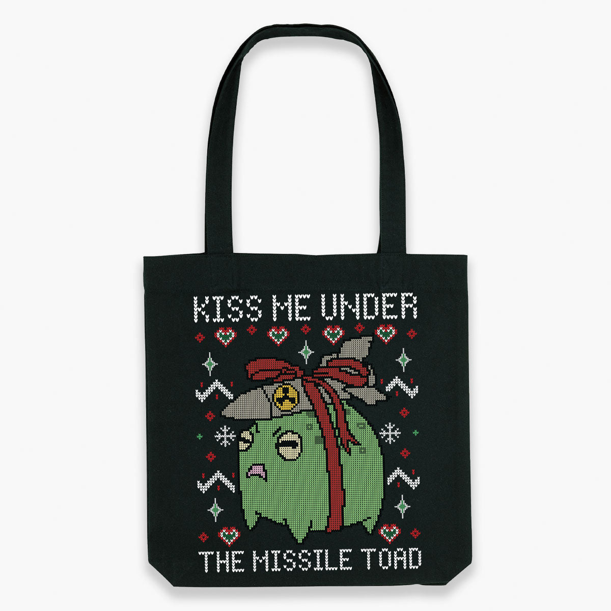 Missile Toad Christmas Tote Bag