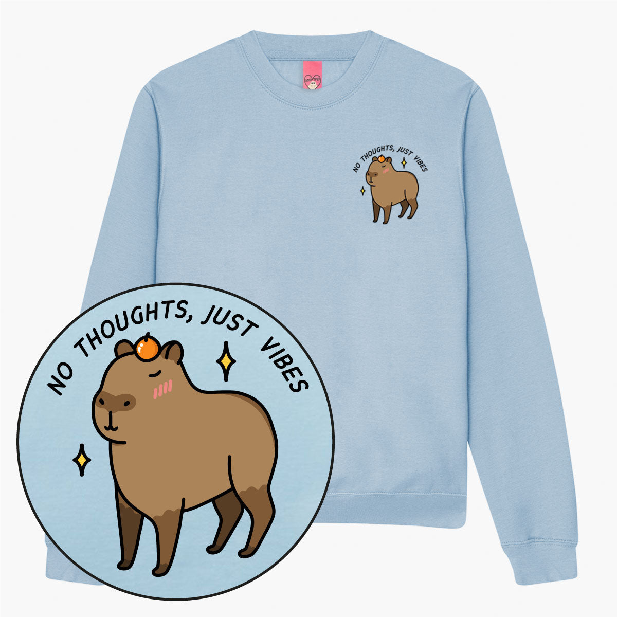 No Thoughts Just Vibes Sweatshirt (Unisex)