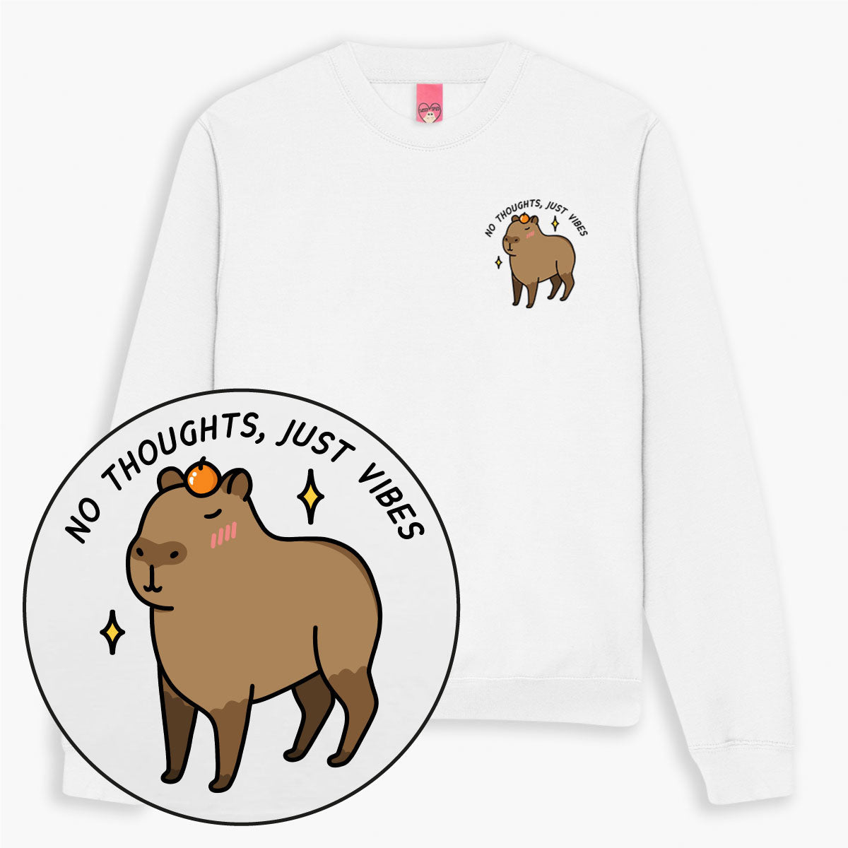 No Thoughts Just Vibes Sweatshirt (Unisex)