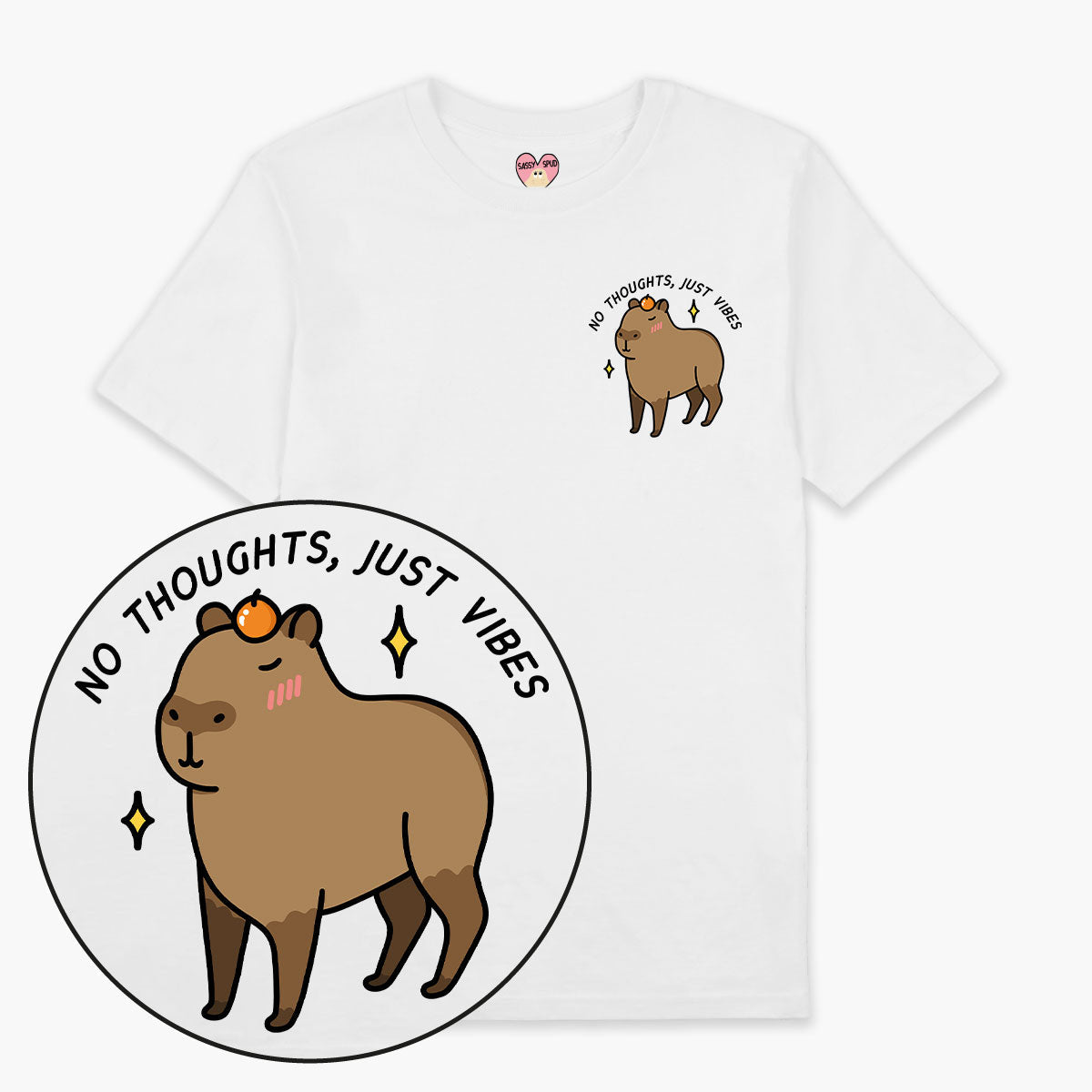 No Thoughts Just Vibes T-Shirt (Unisex)