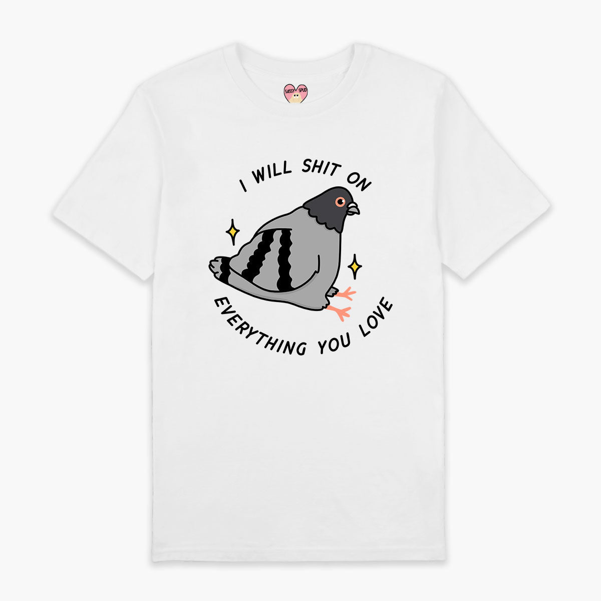 Pigeon Poo Full Print T-Shirt (Unisex)