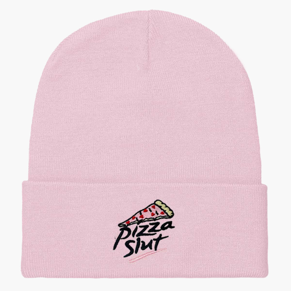 Pizza Slut Embroidered Beanie