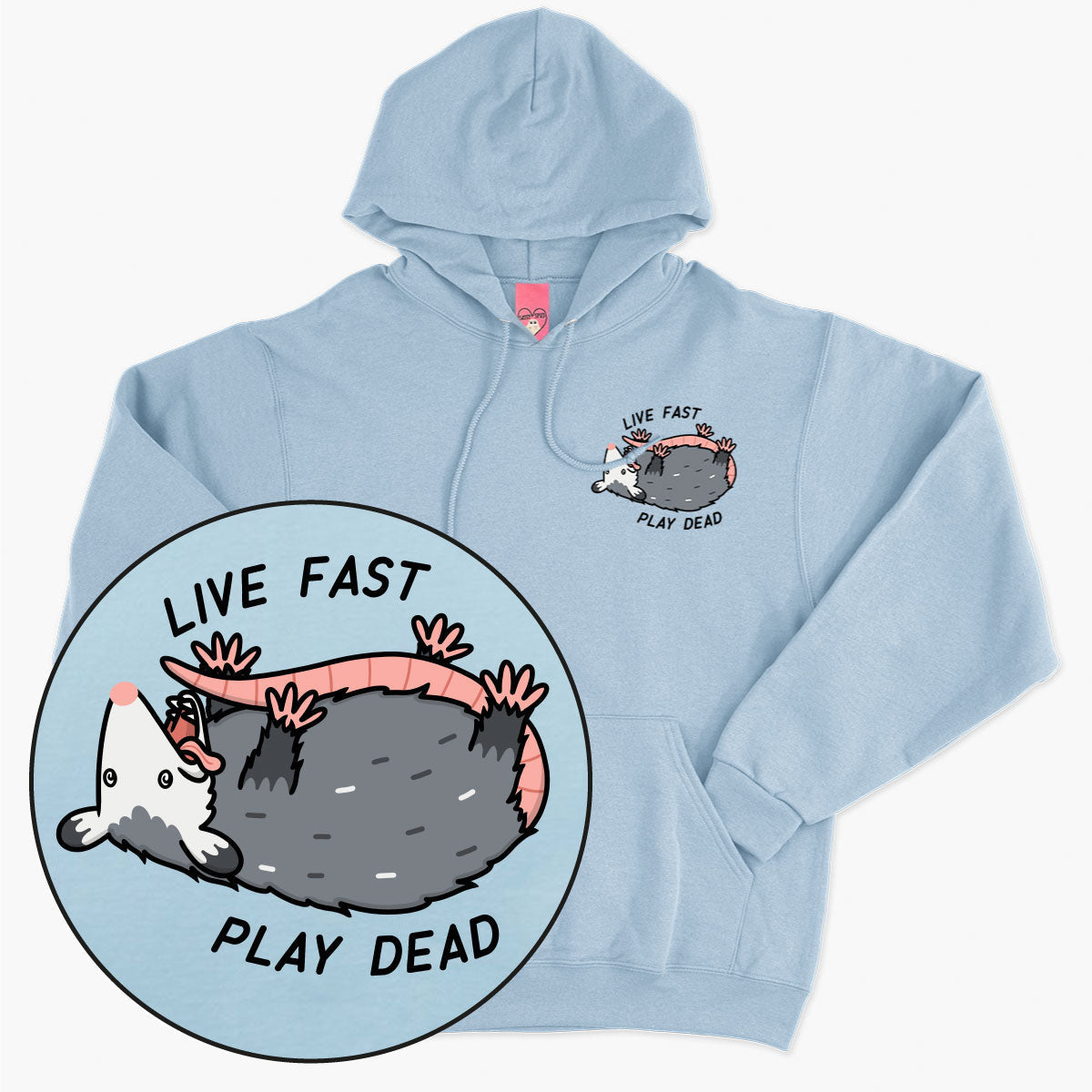 Play Dead Possum Hoodie (Unisex)