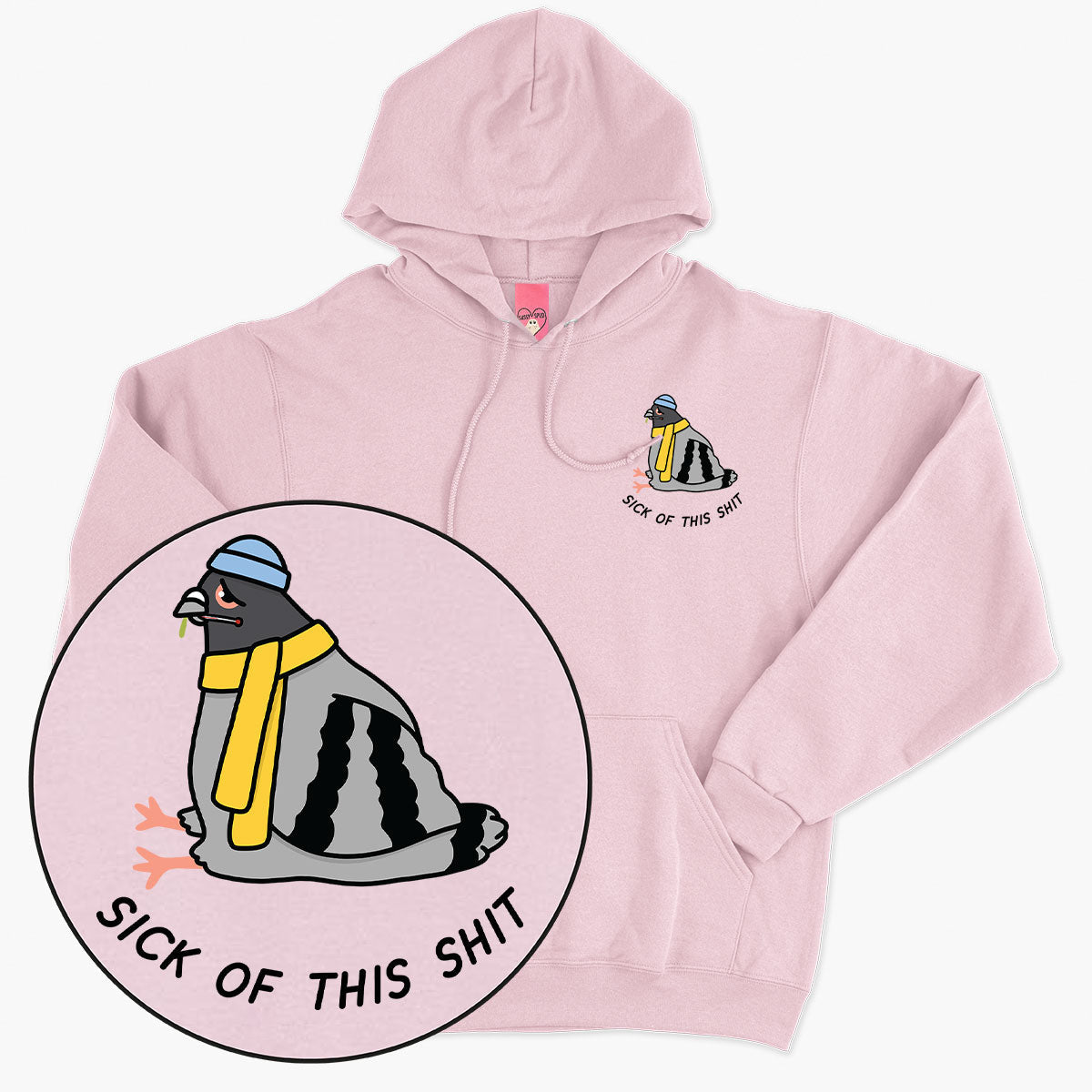 Poorly Pigeon Hoodie (Unisex)