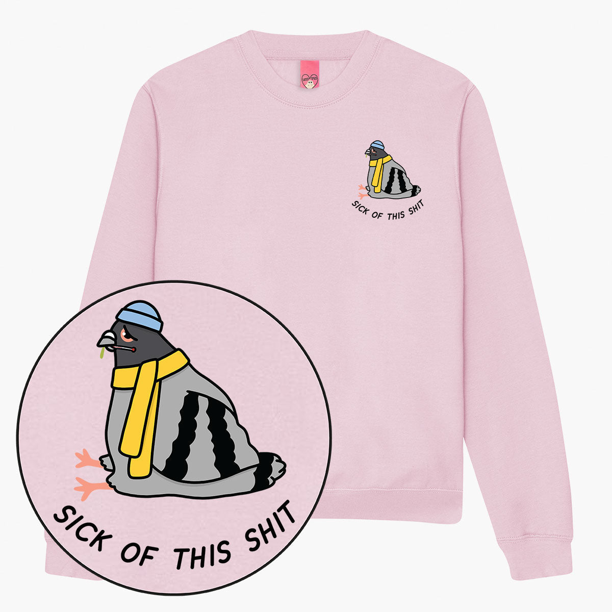 Poorly Pigeon Sweatshirt (Unisex)