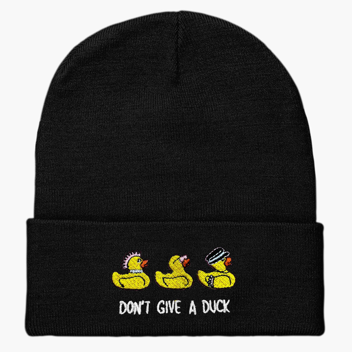 Rubber Ducks Embroidered Beanie