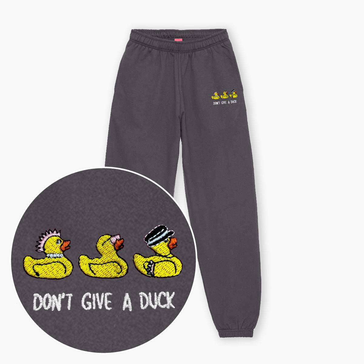 Rubber Ducks Embroidered Joggers (Unisex)