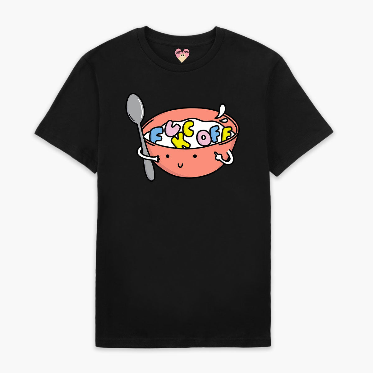 Rude Cereal Full Print T-Shirt (Unisex)