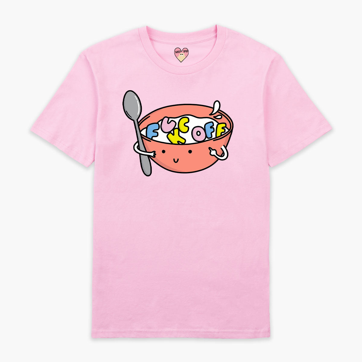 Rude Cereal Full Print T-Shirt (Unisex)