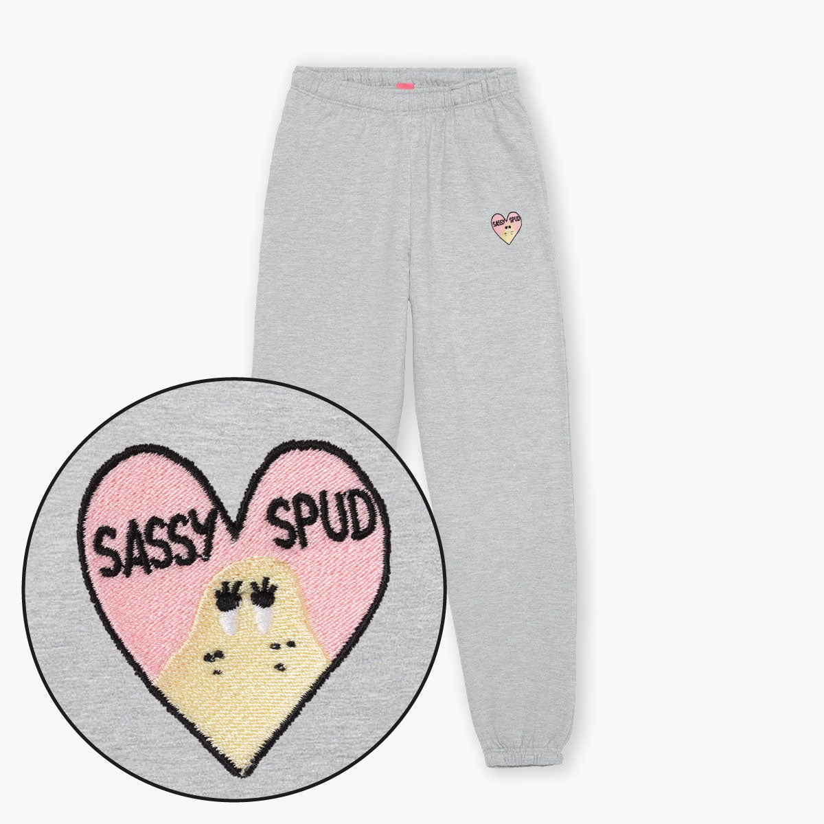 Sassy Spud Embroidered Joggers (Unisex)