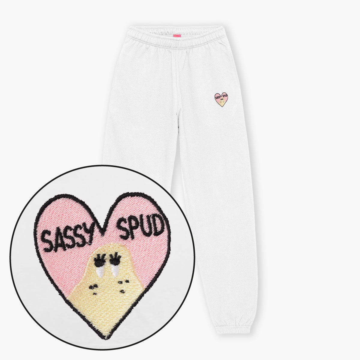 Sassy Spud Embroidered Joggers (Unisex)