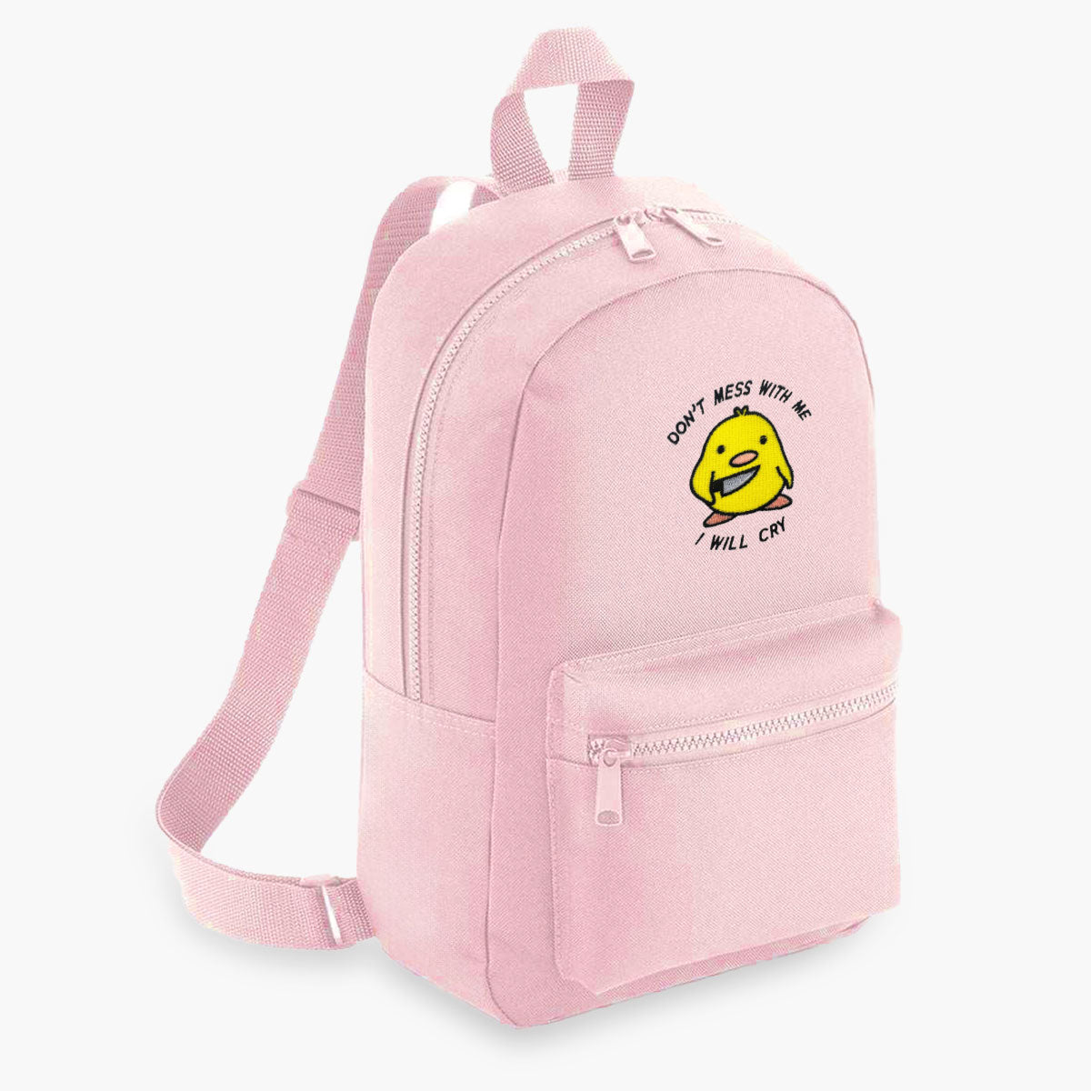 Stabby Chick Embroidered Mini Backpack