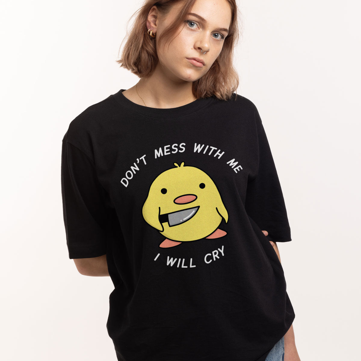 Stabby Chick Full Print T-Shirt (Unisex)