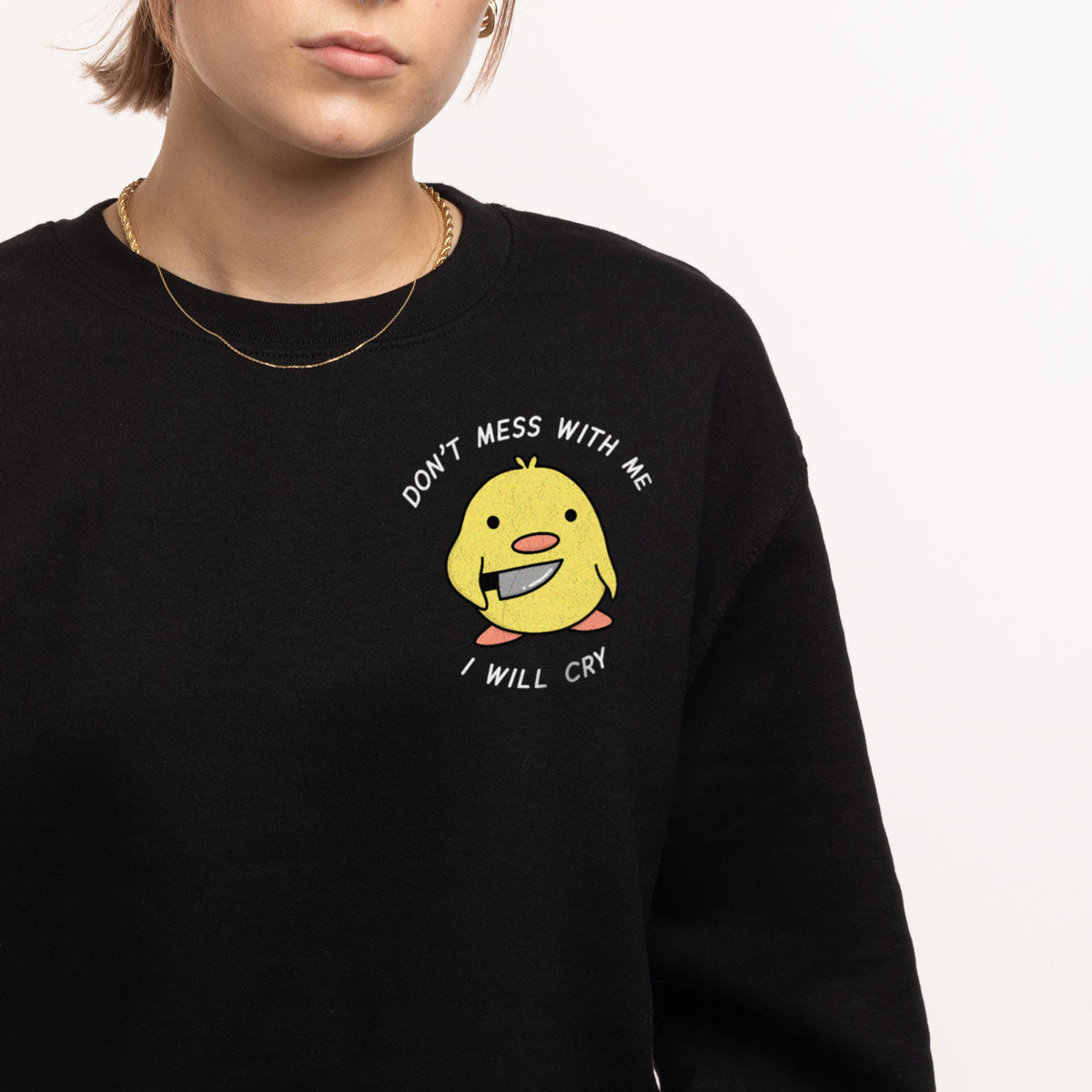 Stabby Chick Sweatshirt (Unisex)