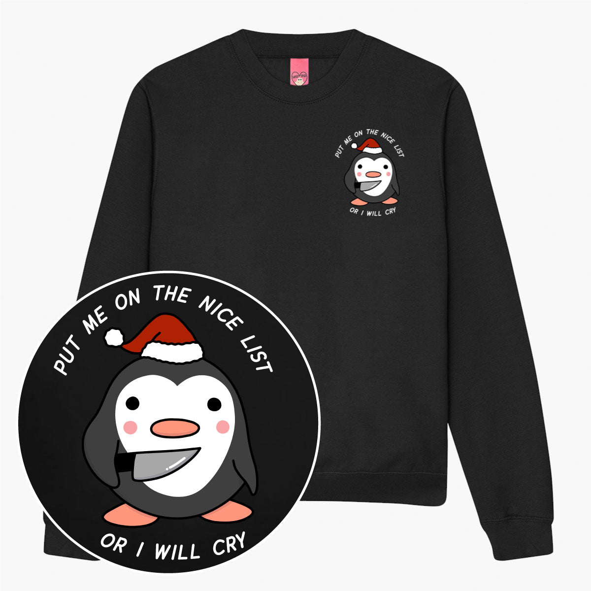 Stabby Penguin Christmas Jumper (Unisex)