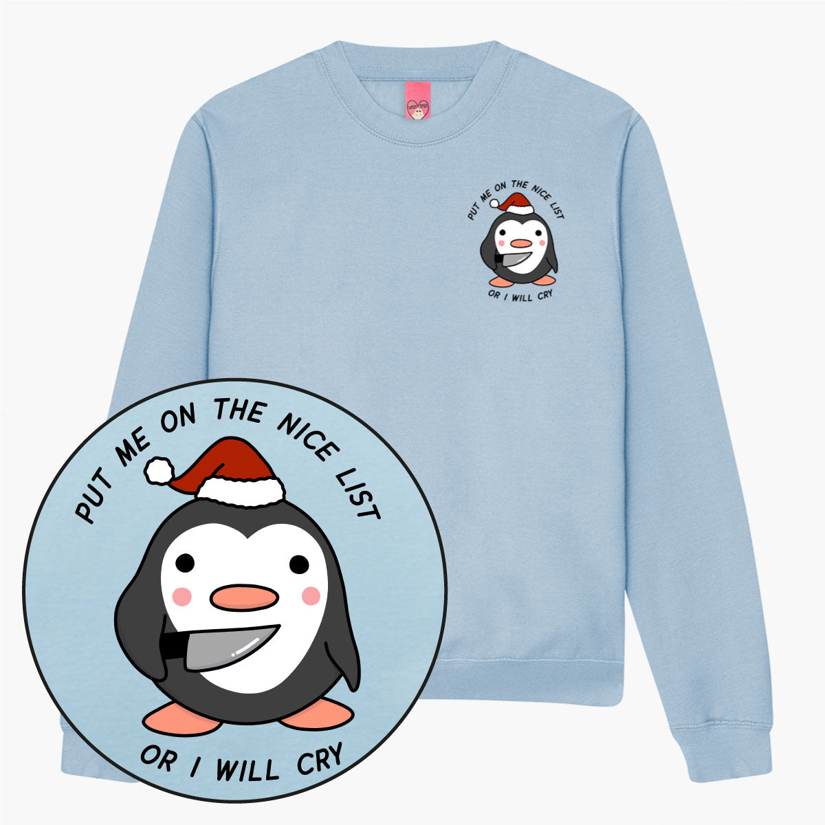 Stabby Penguin Christmas Jumper (Unisex)