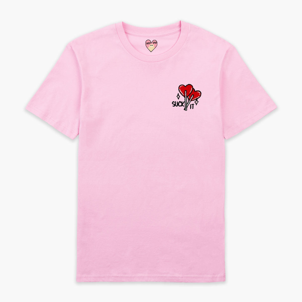 Suck It Lollipop Embroidered T-Shirt (Unisex)