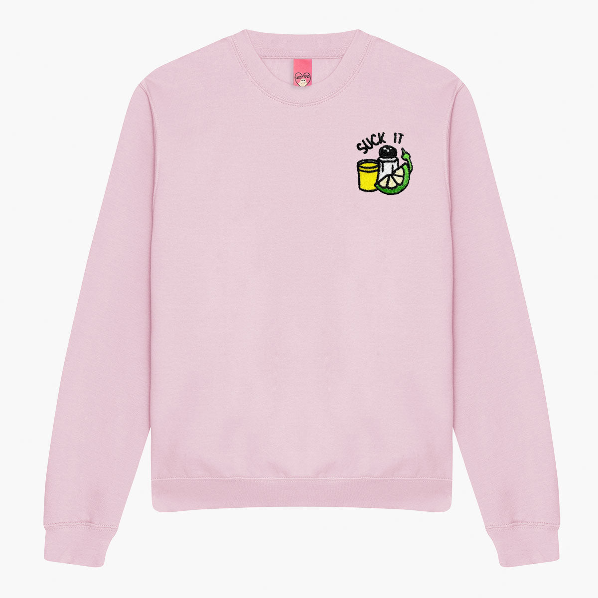 Suck It Tequila Embroidered Sweatshirt (Unisex)