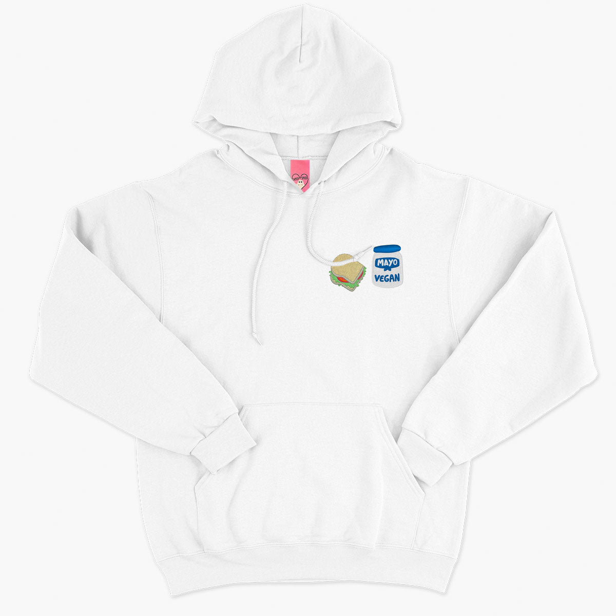 Vegan Mayo Embroidered Hoodie (Unisex)