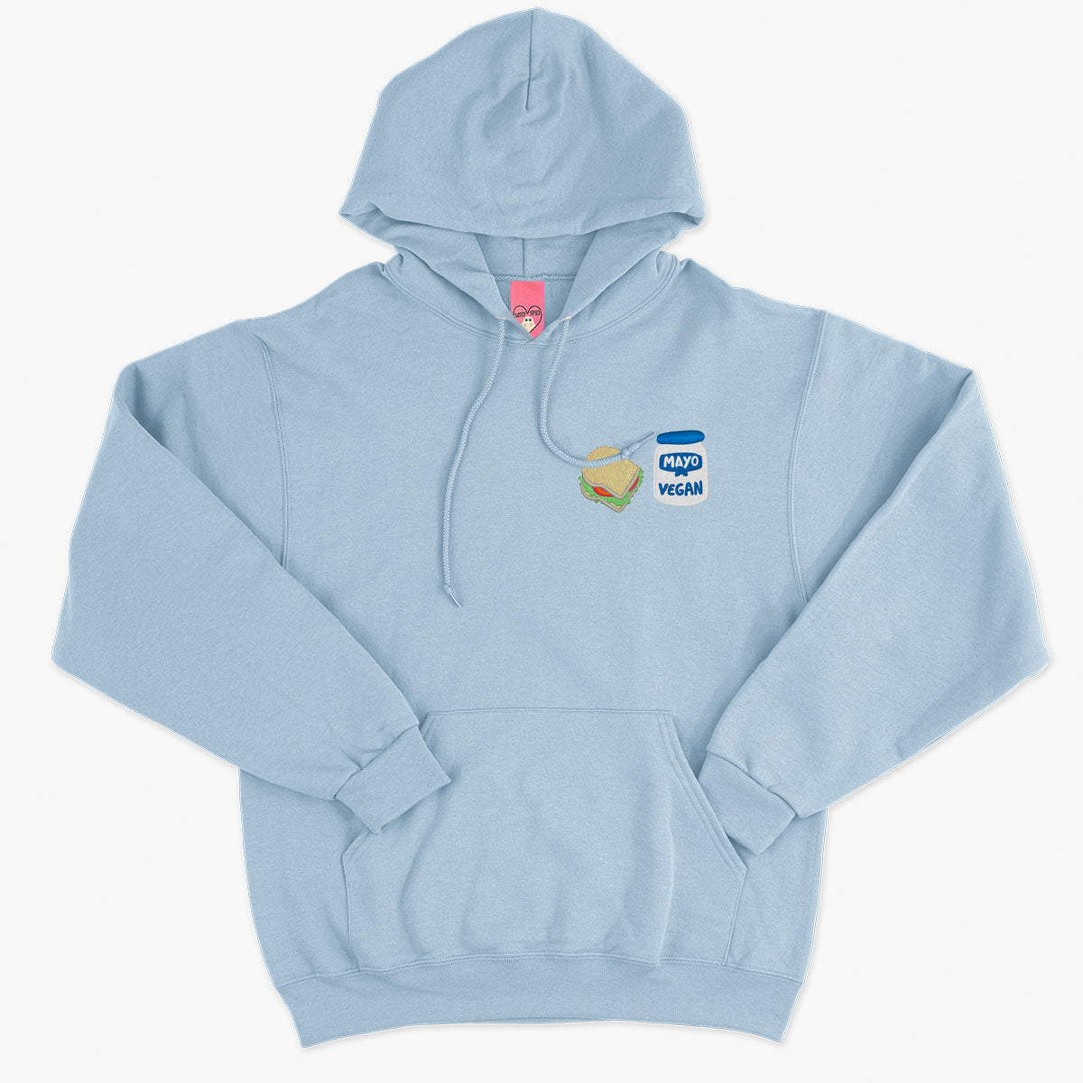 Vegan Mayo Embroidered Hoodie (Unisex)